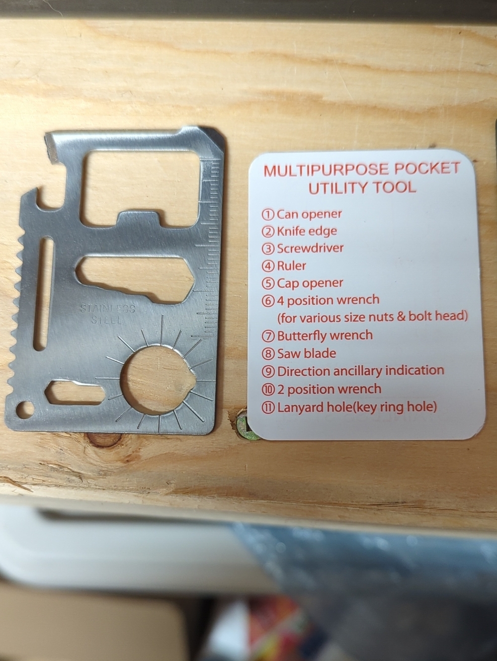 *Free With Purchase* Wallet Utility Tool